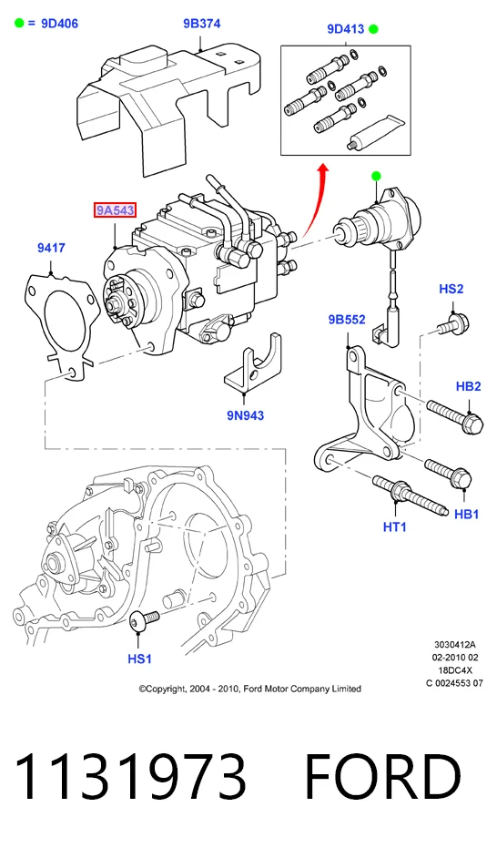 Насос паливний високого тиску Ford Fiesta COURIER фургон (J5S, J3S) (1996 - 2002) ціна, від 221.47 USD