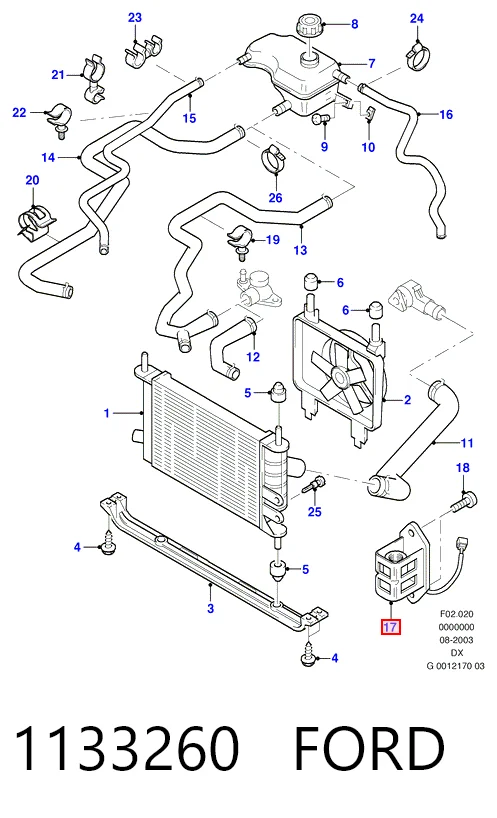 Резистор моторчика вентилятора A/C 14959049 AND
