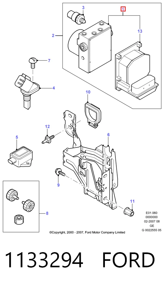 Купити Блок АБС Ford Mondeo III BWY