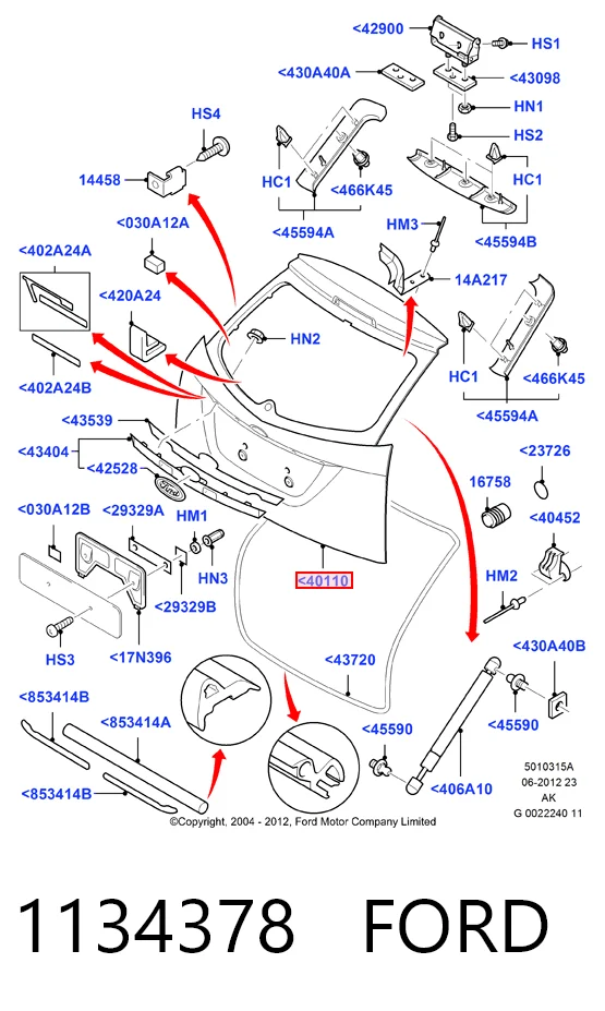 Купити Ляда Ford Focus I DAW, DBW