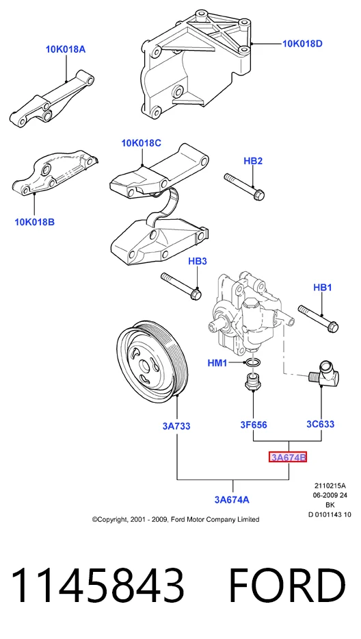 Купити Насос ГУР Ford Escort VII GAL, AAL, ABL