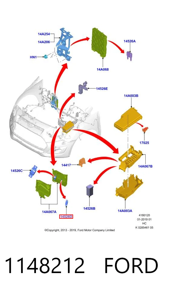 Запобіжники (електричних ланцюгів) Case 84320118