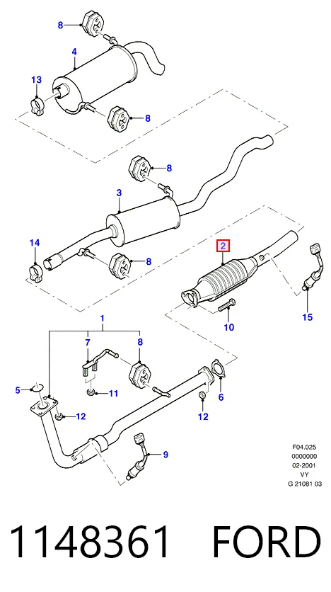 Купити Каталізатор Ford Galaxy I VY WGR