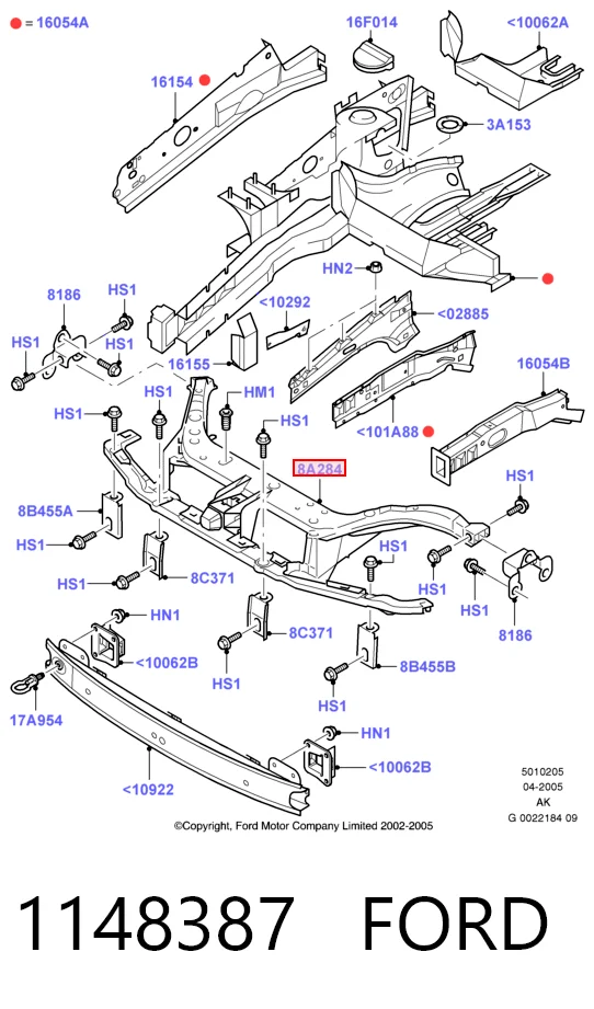 Панель передня Ford Focus I седан (DFW) (1999 - 2005) ціна, від 63.35 USD
