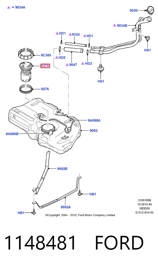 Купити Бензонасос Ford Fiesta Mk6 CB1