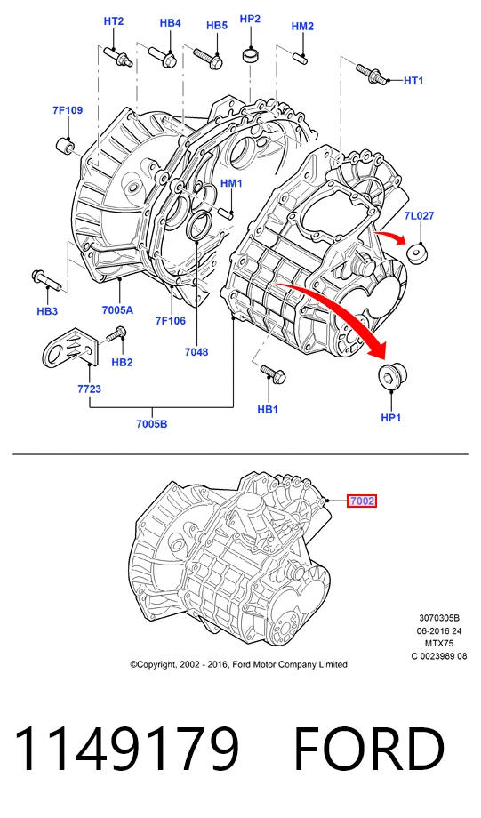 Купити Коробка передач Ford Focus I DFW