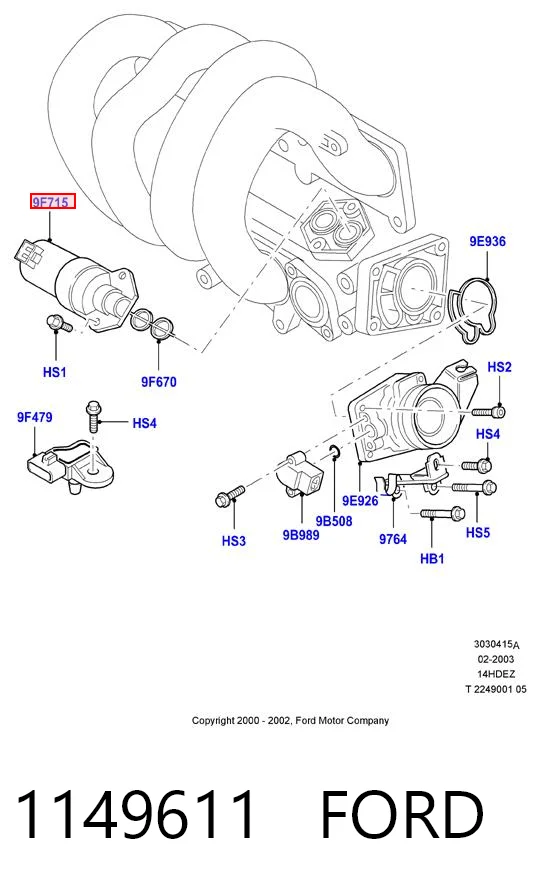 1149611 Ford РХХ