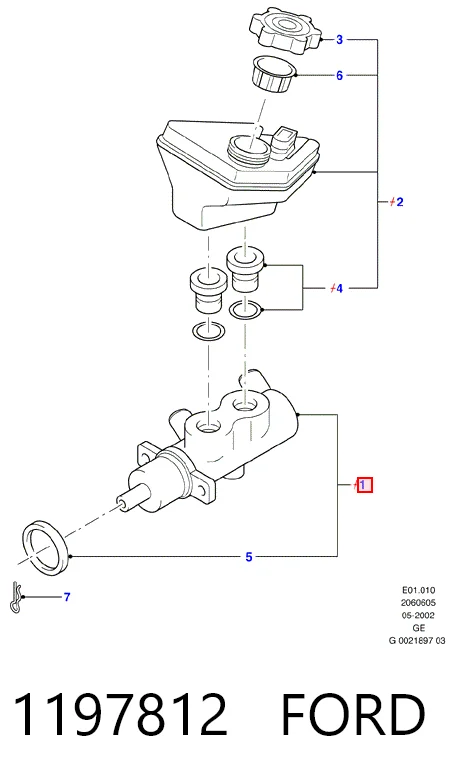 ГТЦ Ford Mondeo III