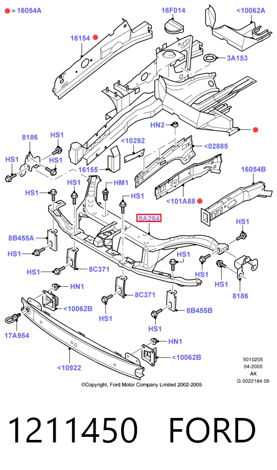 Купити Рамка радіатора Ford Focus I DFW
