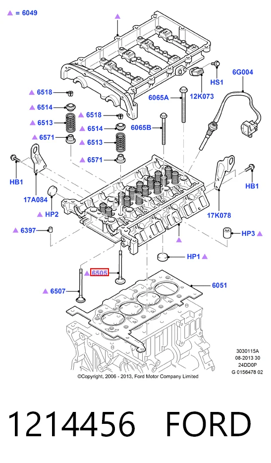 Вихлопний клапан Land Rover LR004401 ціна, від 5.48 USD