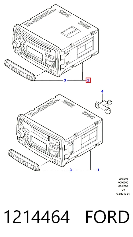 Купити Магнітола Ford Galaxy I VY WGR