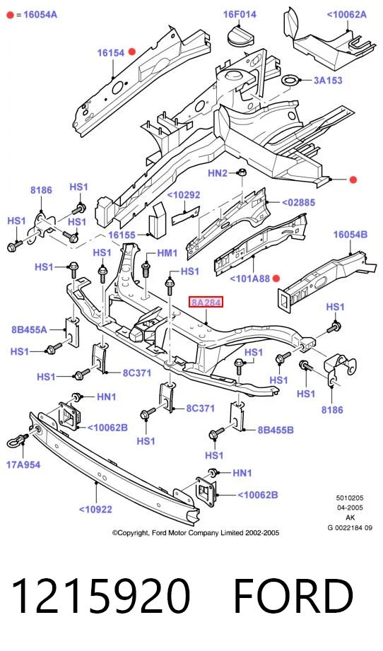  Рамка радіатора Ford Focus 1