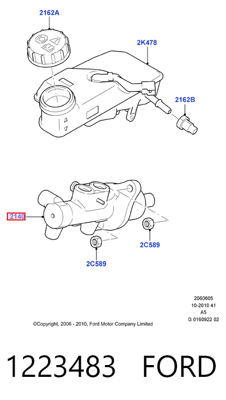Купити Головний гальмівний циліндр Ford Focus II DA, HCP, DP