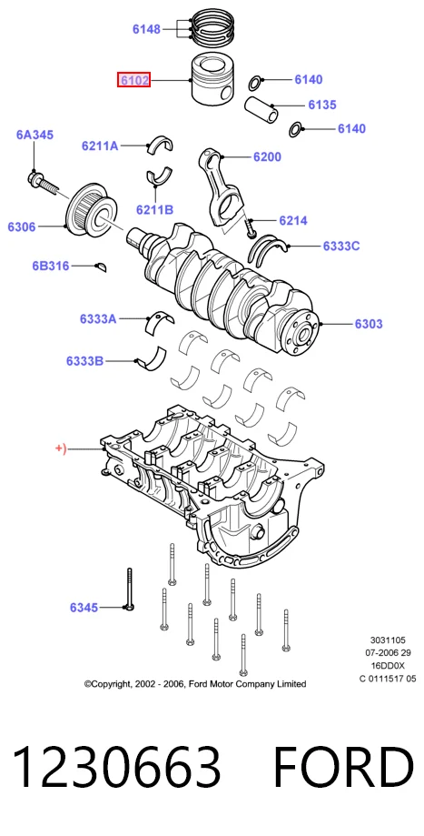 8742400000 Federal Mogul Поршень в зборі