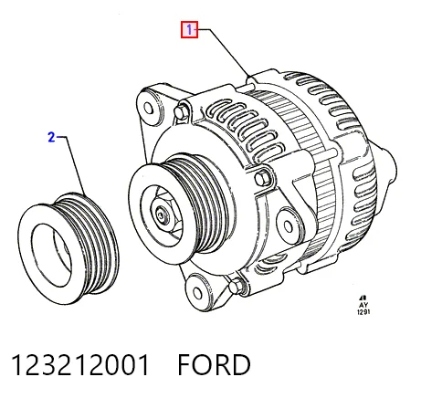  Генератор Ford Mondeo 2