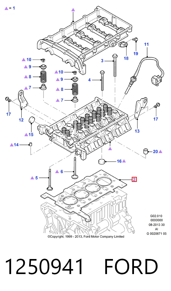 Прокладка ГБЦ Jaguar X-type седан (CF1) (2001 - 2009) ціна, від 40.22 USD