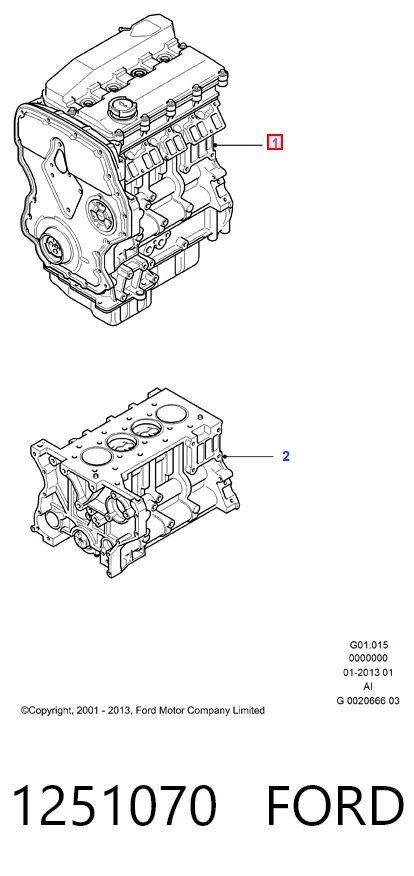Двигун у зборі Ford Mondeo III