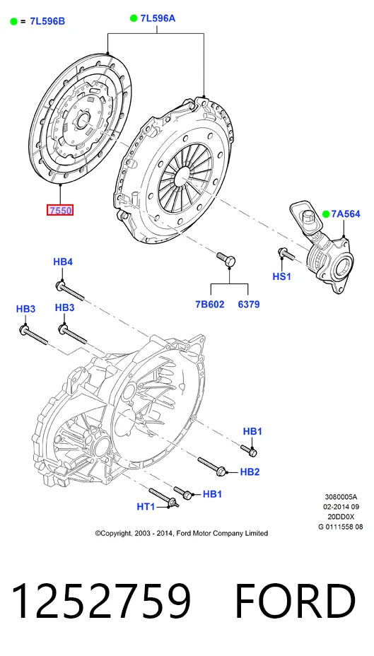 Купити 9647199680 Peugeot/Citroen Диск зчеплення