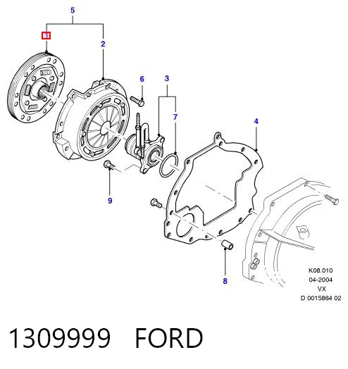 MD5086 Mecarm Диск зчеплення