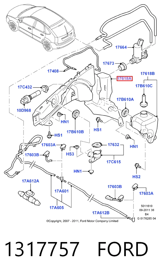 CS4213 DP Group Бачок склоомивача