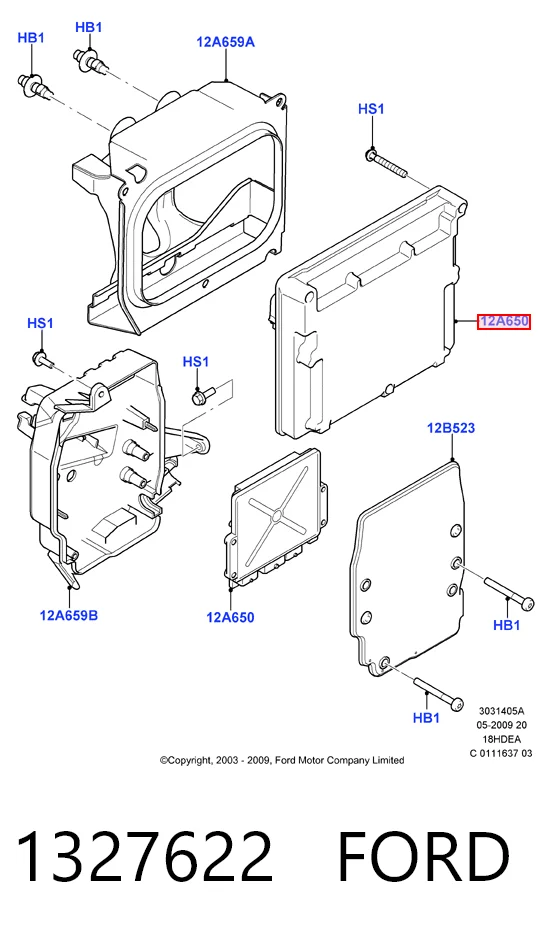  5U7112A650TA Ford