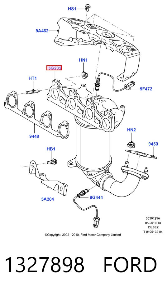 Купити Каталізатор Ford Fiesta Mk5 JH, JD