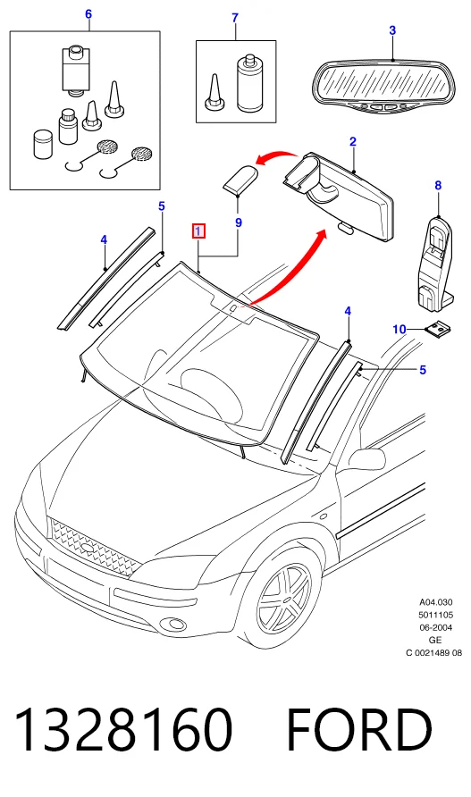 Автоскло Pilkington AB26302A ціна, від 141.24 USD