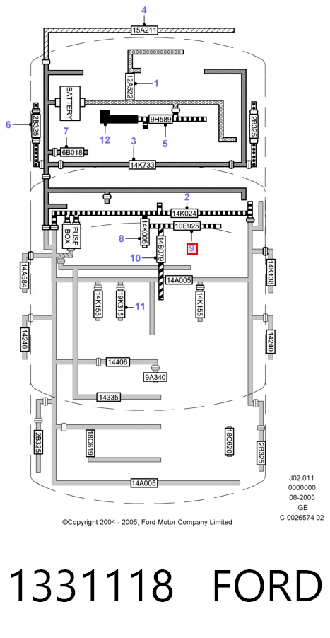Термодатчик охолоджуючої рідини General Motors 9543802 ціна, від 2.92 USD