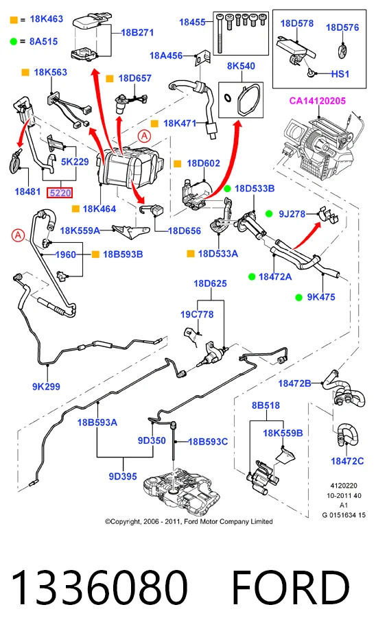  Передні тормозні колодки Ford Taunus 