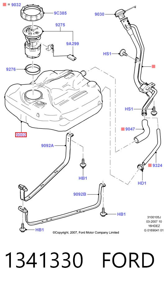 Б/бак Ford Focus II седан (DB, FCH, DH) (2005 - 2011) ціна, від 36.81 USD
