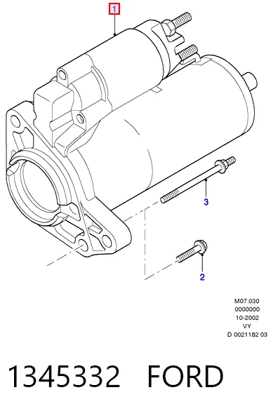 1345332 Ford Стартер двигуна