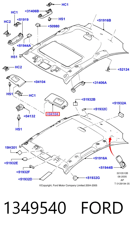 Козирок сонцезахисний автомобіля Ford Focus II седан (DB, FCH, DH) (2005 - 2011) ціна, від 7.67 USD