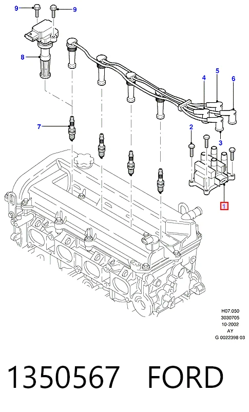 1350567 Ford Котушка запалювання
