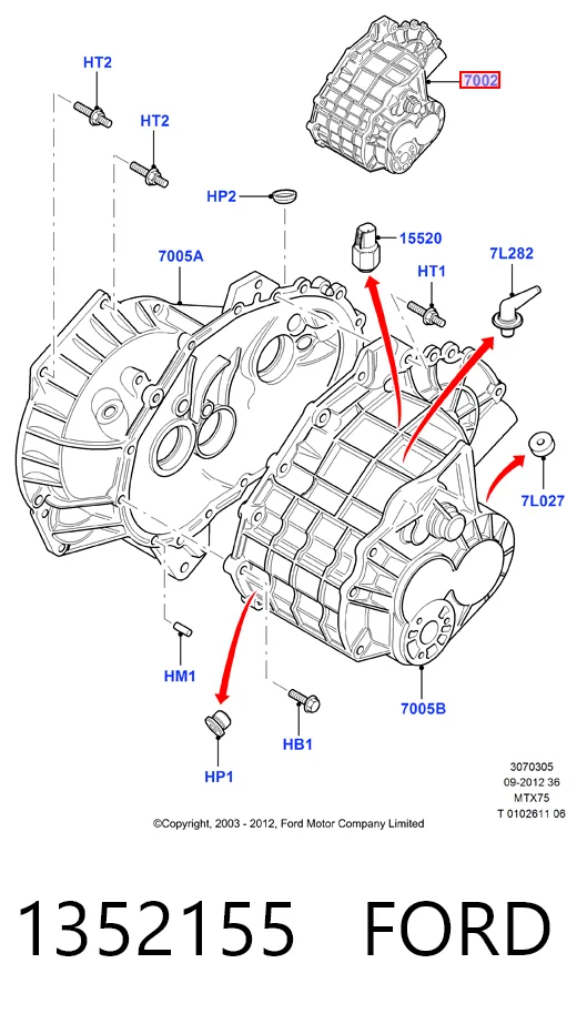 Купити Коробка передач Ford Connect  TC7