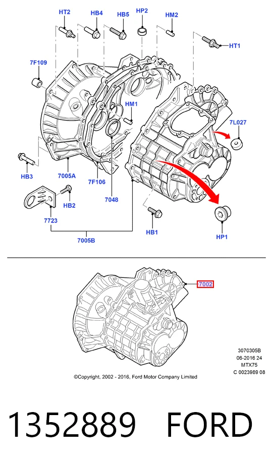 КПП в зборі Ford Focus I
