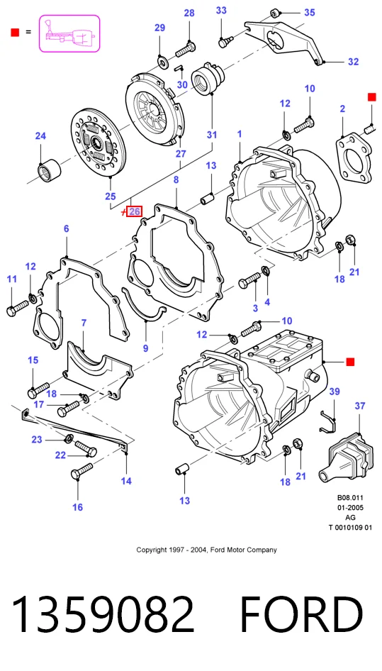 Купити Диск зчеплення Ford Sierra I GBC