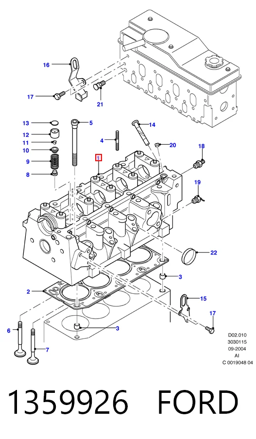  ГБЦ Ford Mondeo 4