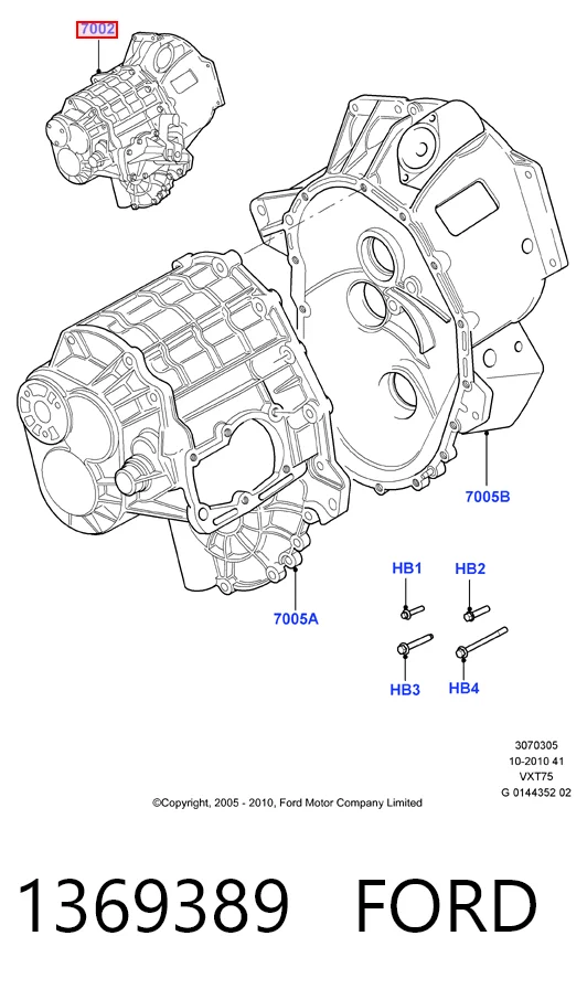 МКП в зборі Ford Transit VI бортова платформа (V347/8) (2006 - 2014) ціна, від 329.42 USD