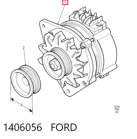 Генератор AS/Auto Storm CA563IR ціна, від 28.18 USD