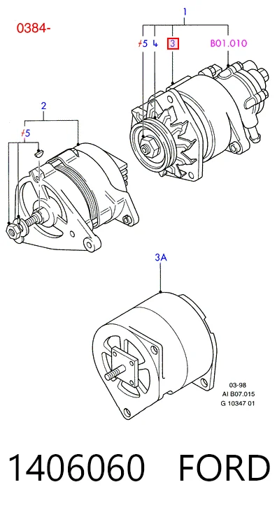 Генератор Hmpx HMP894F10300AA ціна, від 149.16 USD