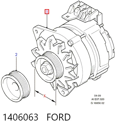 1406063 Ford Авто генератор