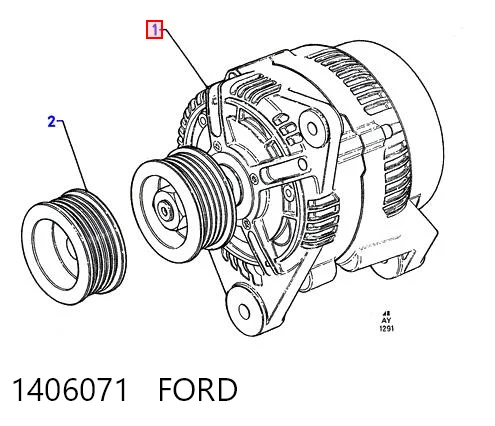 1406071 Ford Авто генератор