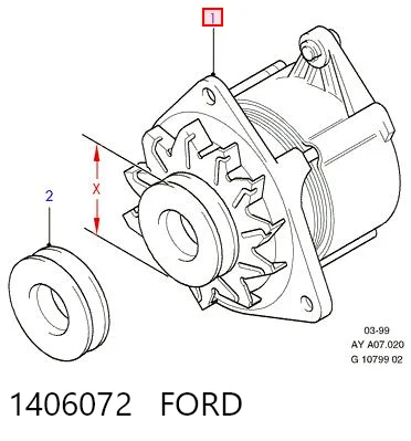 CA1508IR Jurid/Bendix Авто генератор