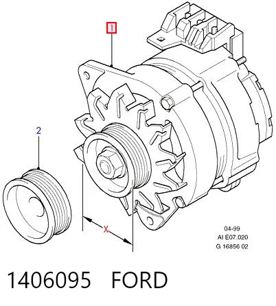 1406095 Ford Авто генератор