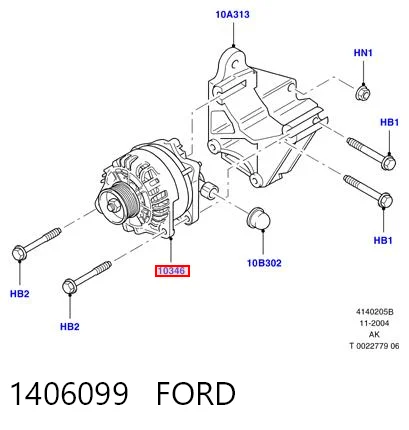 1406099 Ford Авто генератор