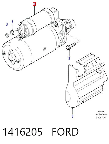 1416205 Ford Стартер двигуна