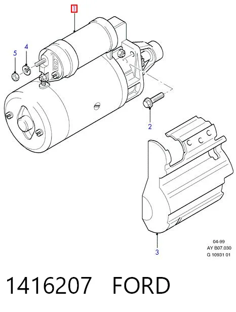 1416207 Ford Стартер двигуна