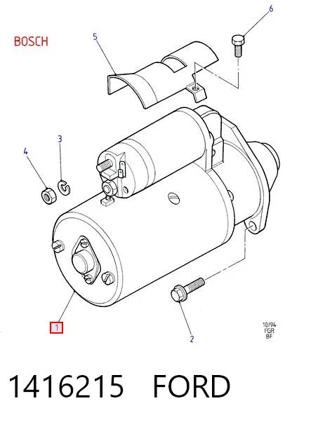 1416215 Ford Стартер двигуна