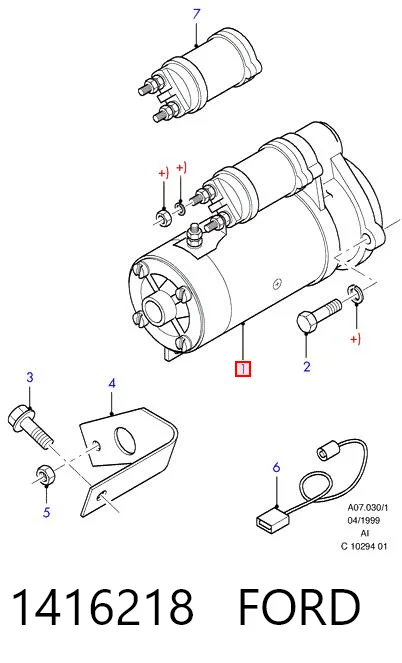 1416218 Ford Стартер двигуна