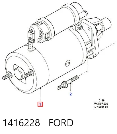 1416228 Ford Стартер двигуна